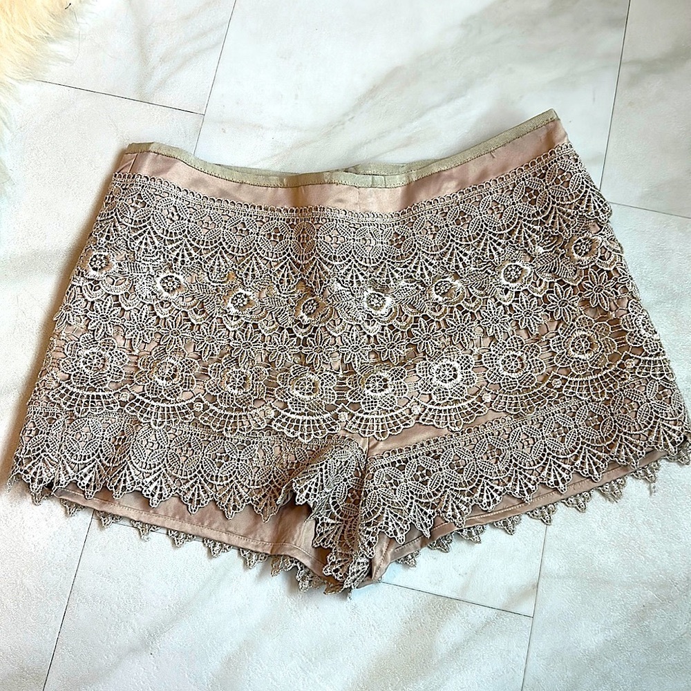 Adorable embroidered shorts
